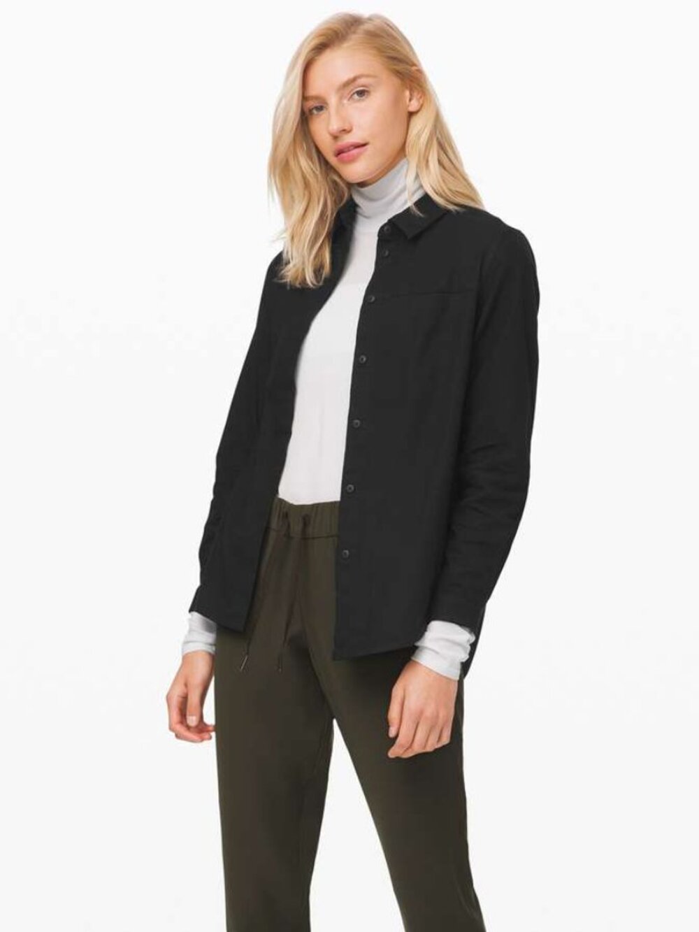Lululemon Full Day Ahead Button Down Shirt 12